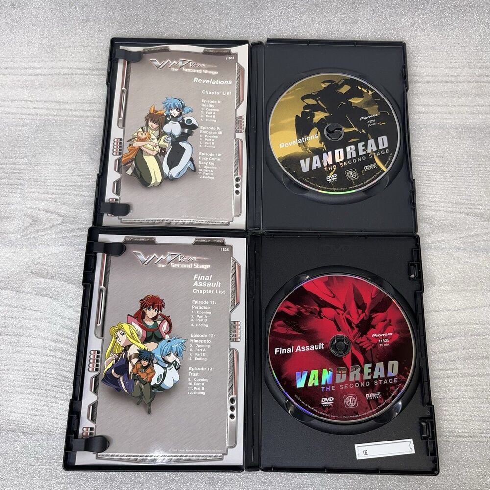 Vandread Vol 1-4 & Vandread Second Stage Vol 1-4 (DVD, 8 Discs Total) Anime - Picture 14 of 15